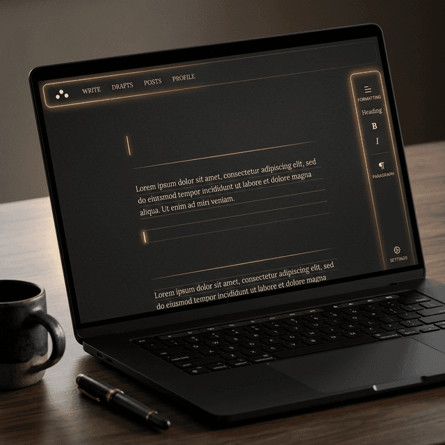 Screenshot of Medium Blog Clone